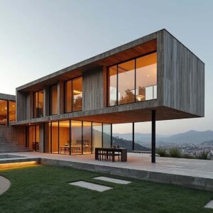 Fachada de una casa bien mantenida que refleja el impacto del mantenimiento arquitectónico adecuado